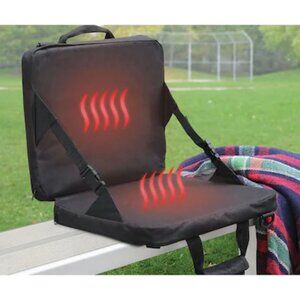 Rechargeable Heated Massaging Stadium Seat (new, never used)